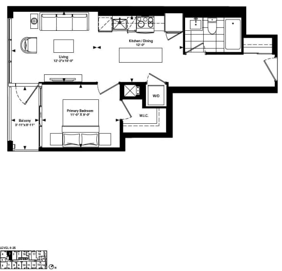 Liberty Village Studio, 1, and 2Bedroom Apartment Rentals